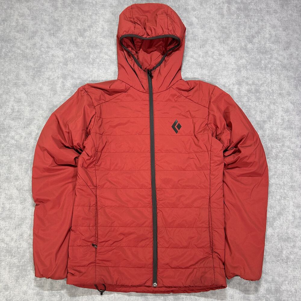 Black Diamond First Light Hoody Mens Small Red Primaloft Active Insulated Jacket